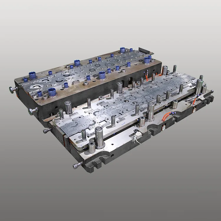 Matriz progresiva de doble fila para motor encapsulado
